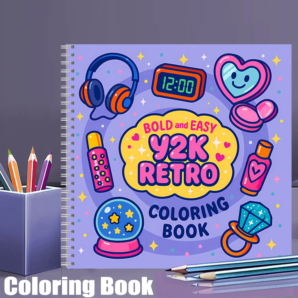 Easy Retro Coloring Book for A - đánh giá và giá Chalk Bag