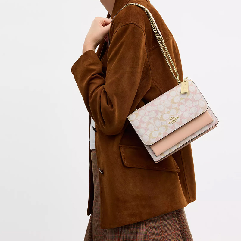 COACH Klare Coated Canvas With - đánh giá và giá Chalk Bag