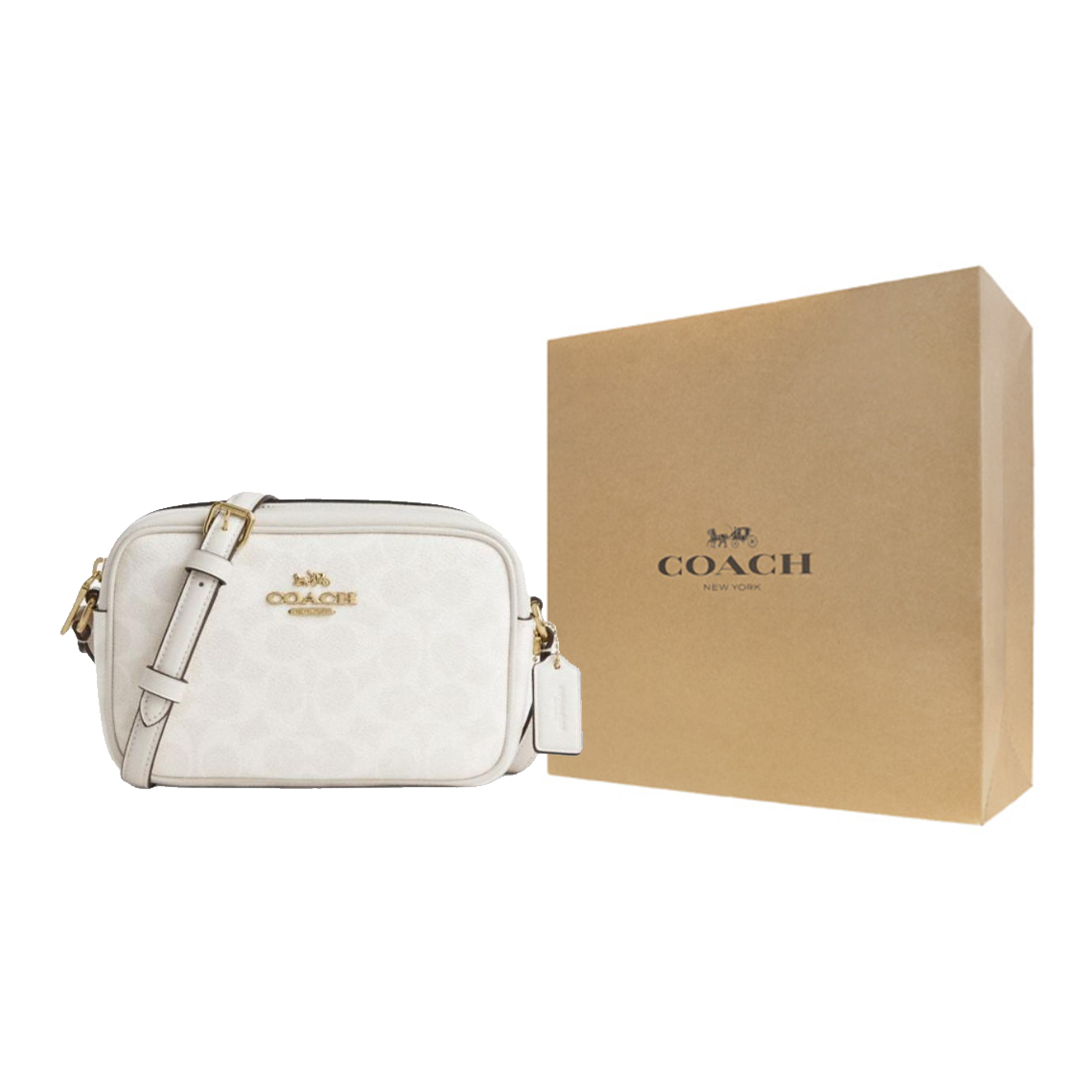 COACH Jamie Artificial Leather - đánh giá và giá Chalk Bag